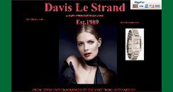 Desktop Screenshot of davislestrand.com